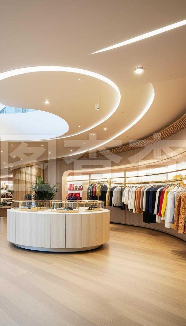 旋转木马时尚服装零售店